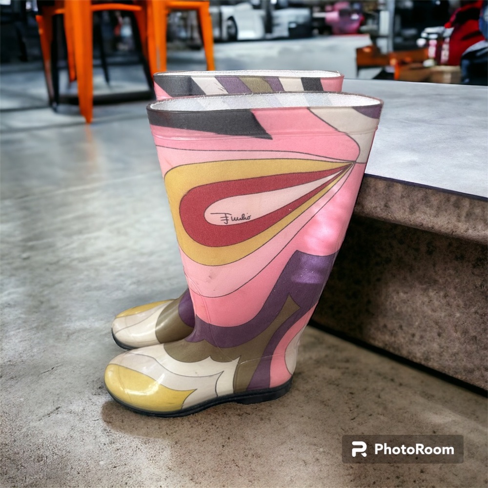 ‼️‼️‼️‼️SOLD ‼️‼️‼️‼️‼️Emilio Pucci WELLINGTON BOOTS